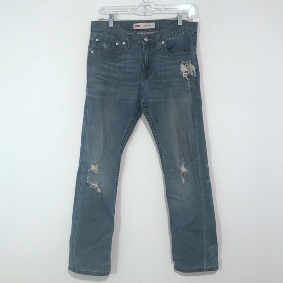 Levi's | Jeans | Levis 51 Slim Relaxed Fit Jeans Destressed 16 | Poshmark